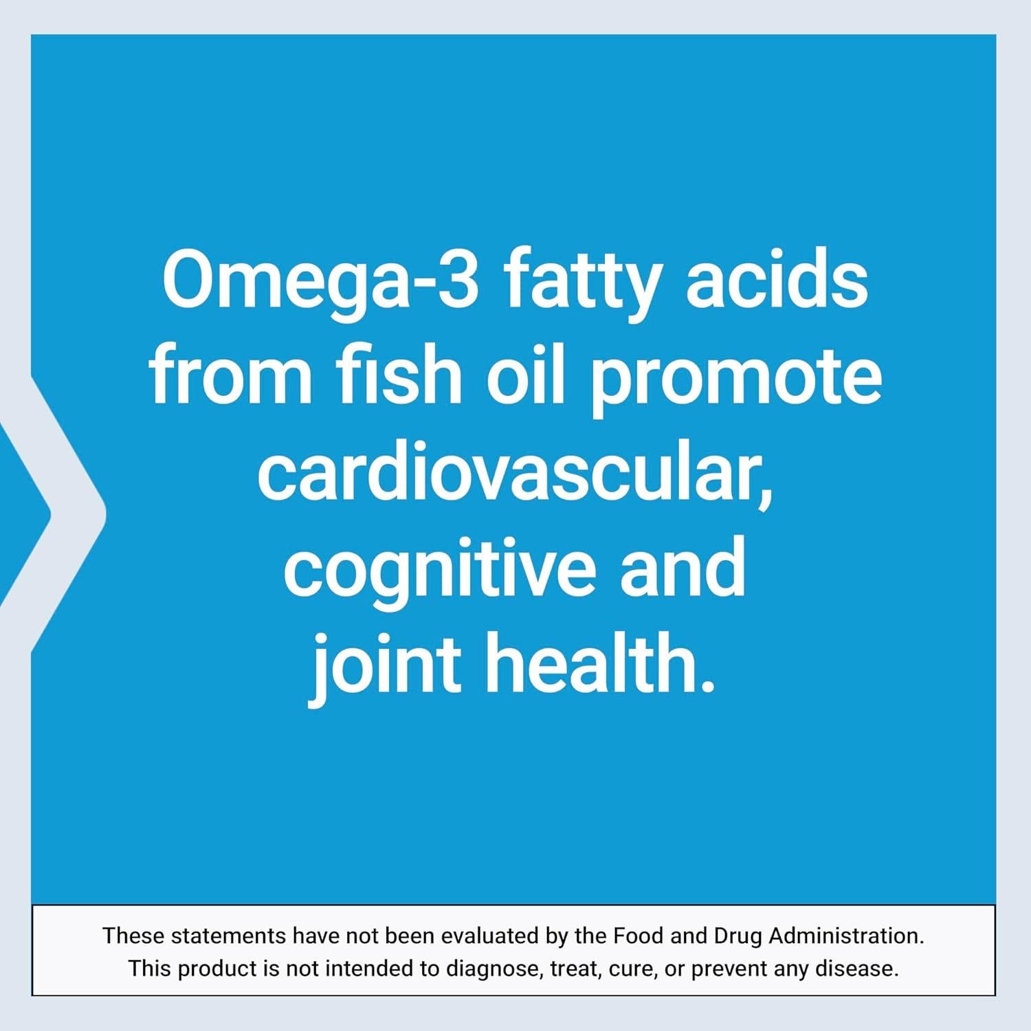 Extensión de Vida Mega EPA/DHA Omega-3 120 Cápsulas Blandas