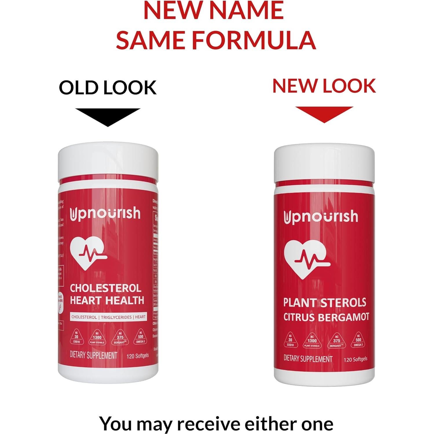 Suplemento de Bergamota Cítrica UpNourish 120 Gelatinas Blandas