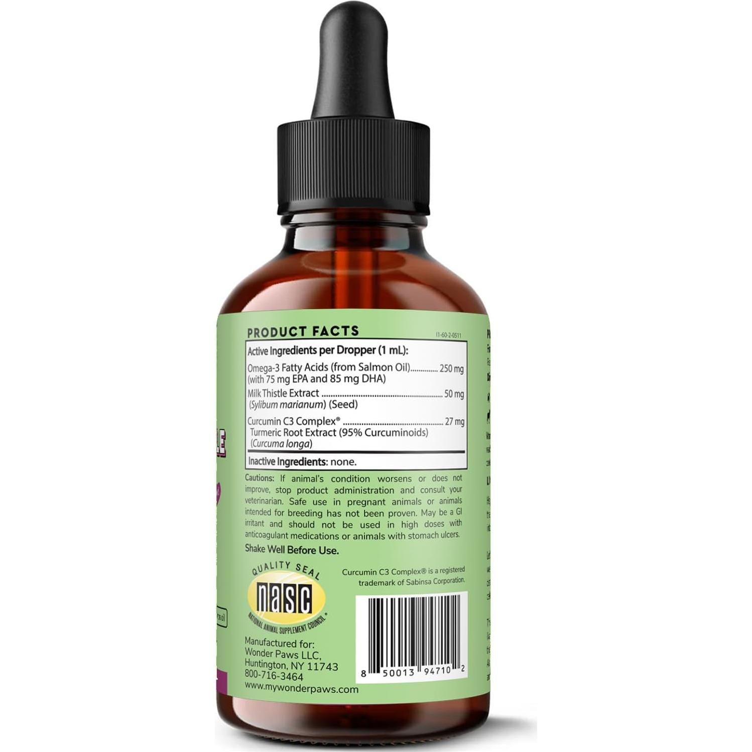 Suplemento Hepático para Perros Wonder Paws 56.7 g - Cardo Mariano