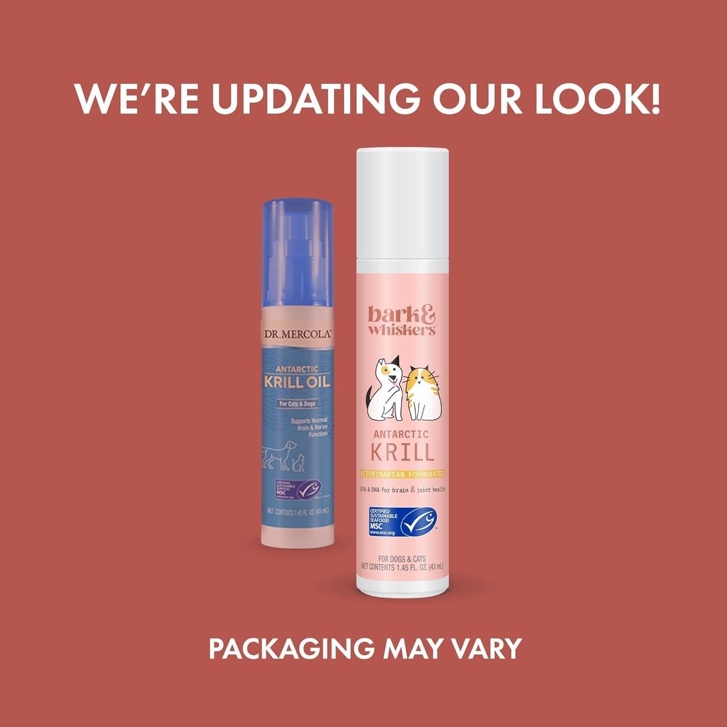 Aceite de Kril Antártico para Mascotas Bark & Whiskers 47.3 ml