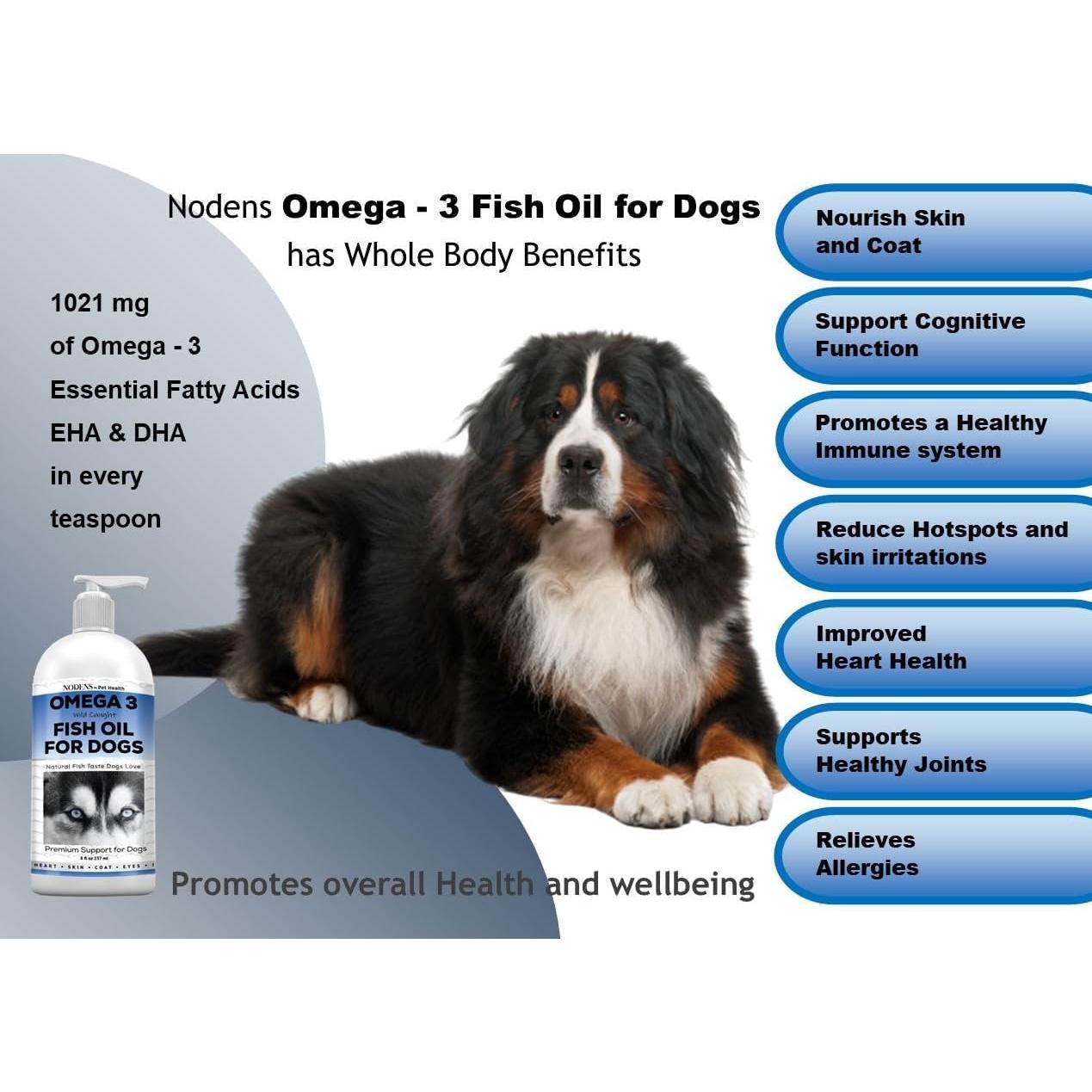 Aceite de Pescado Omega 3 Nodens para Perros 240ml