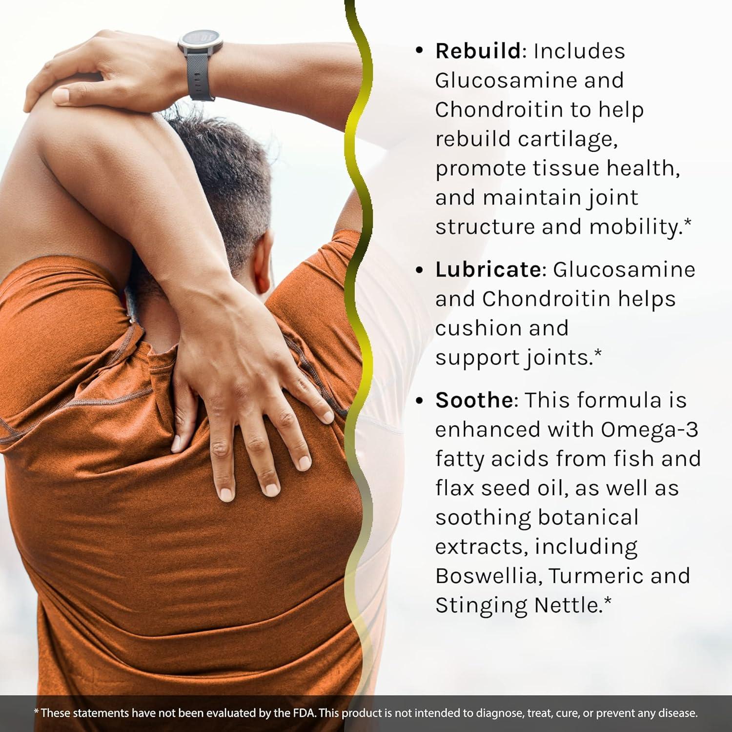 Suplemento Articular Irwin Naturals 3-en-1 con Glucosamina y Cúrcuma - 90 Cápsulas Blandas