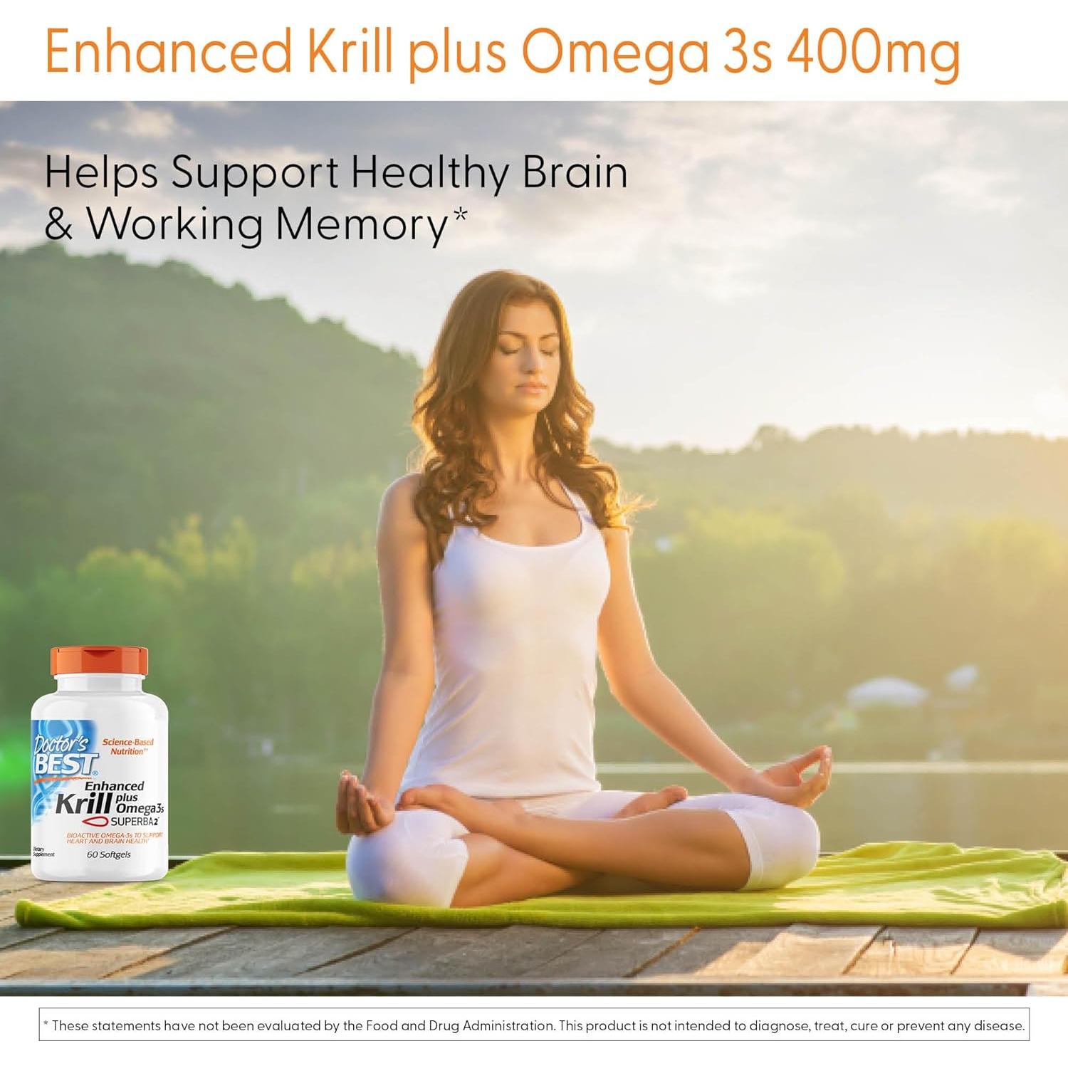 Aceite de Kril Doctors Best 60 Gelatinas Blandas Omega-3