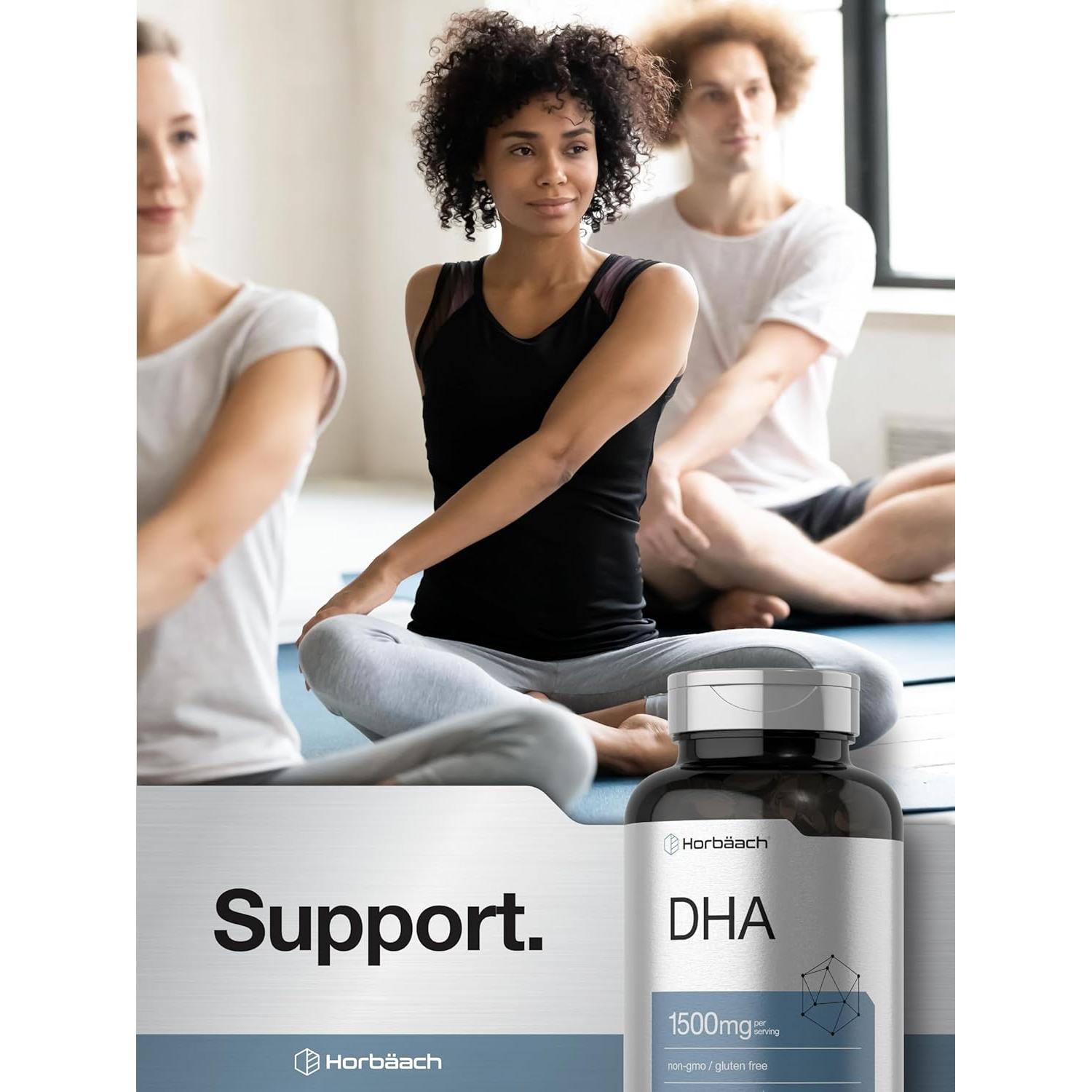 Suplemento DHA Horbaach 1500mg 90 Gelatinas Blandas Omega 3