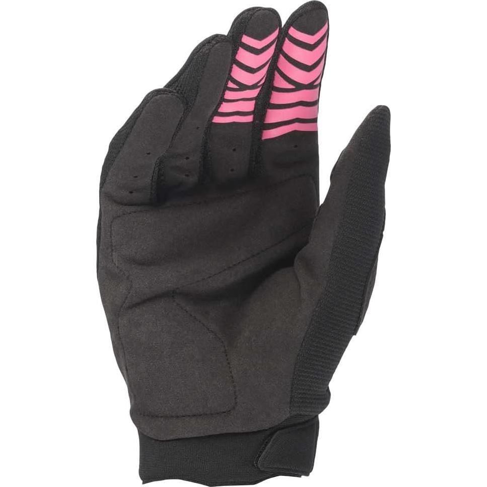 Guantes Alpinestars Stella Full Bore Negro/Rosa Fluo L
