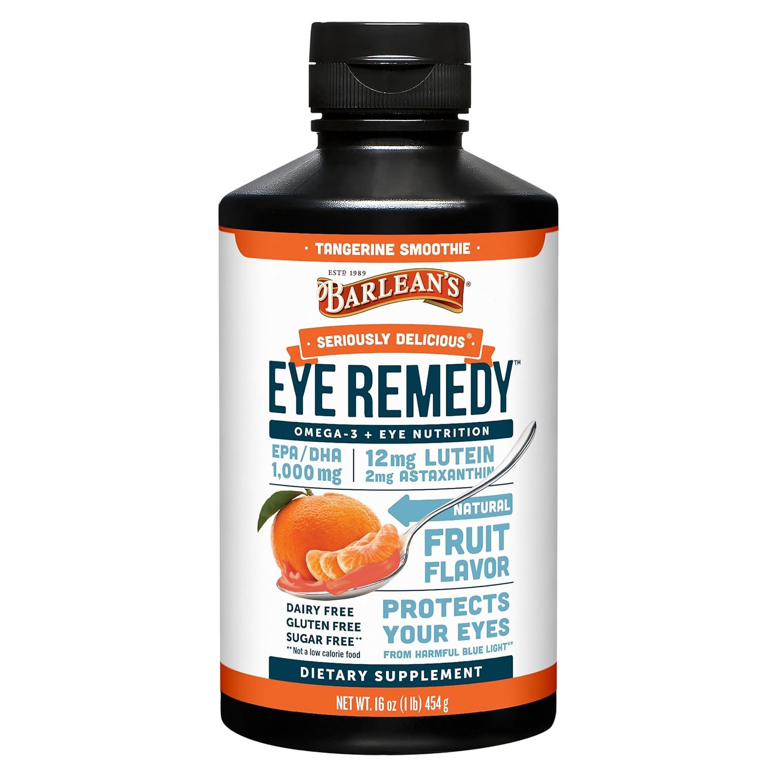 Suplemento para los Ojos Barlean 473ml Omega 3 Luteína