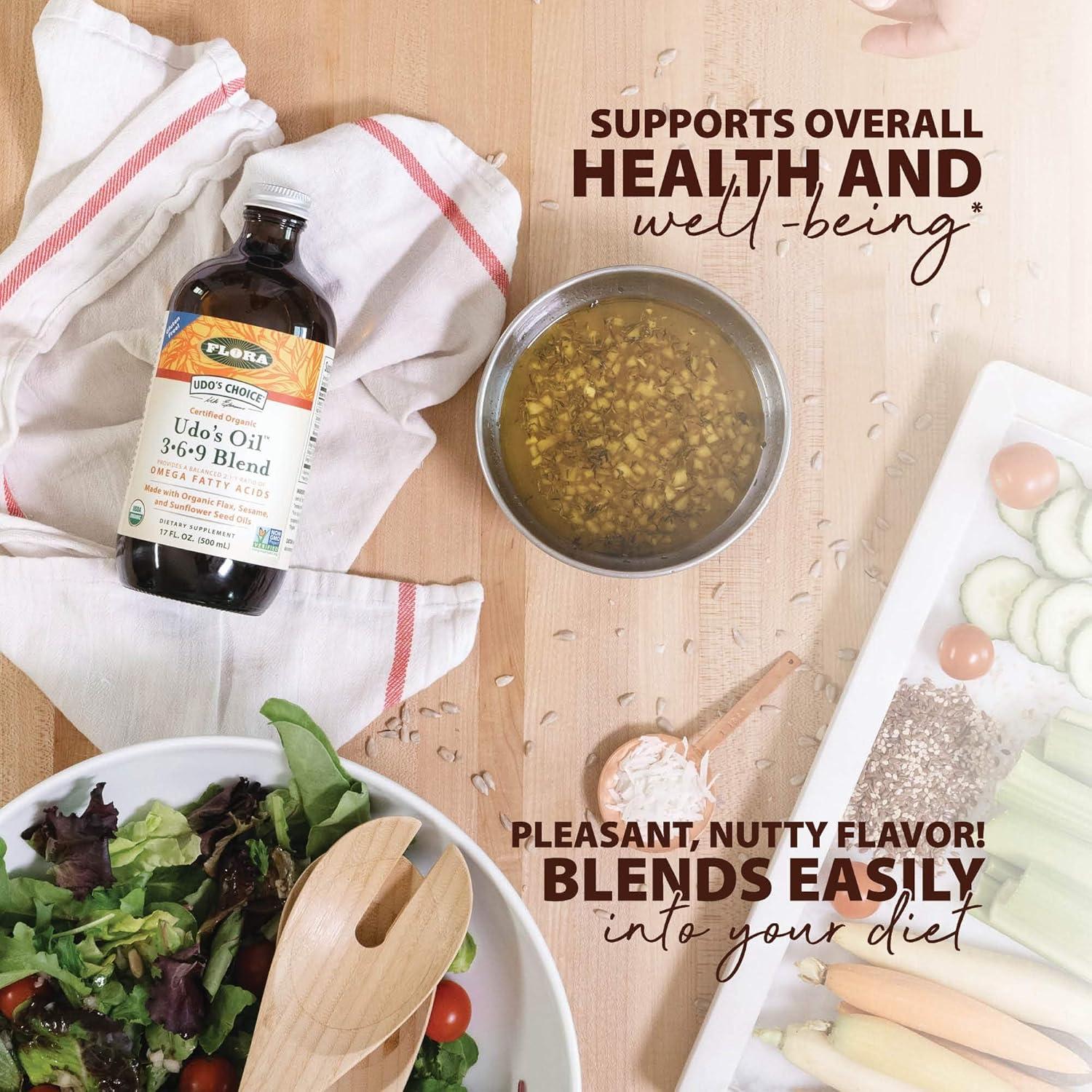 Aceite Omega 3-6-9 Udo's Choice Flora 251 ml Orgánico