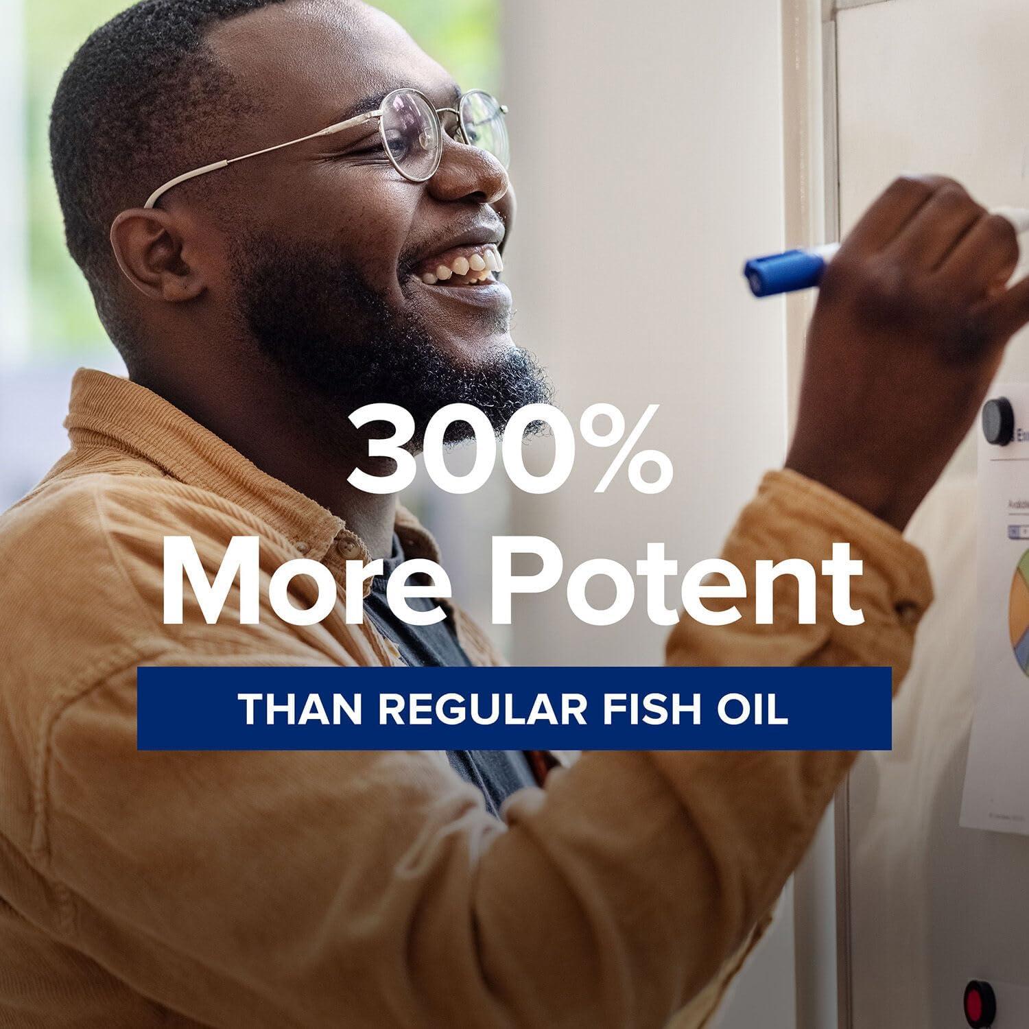 Suplemento Líquido de Aceite de Pescado GNC 1000mg Omega 3