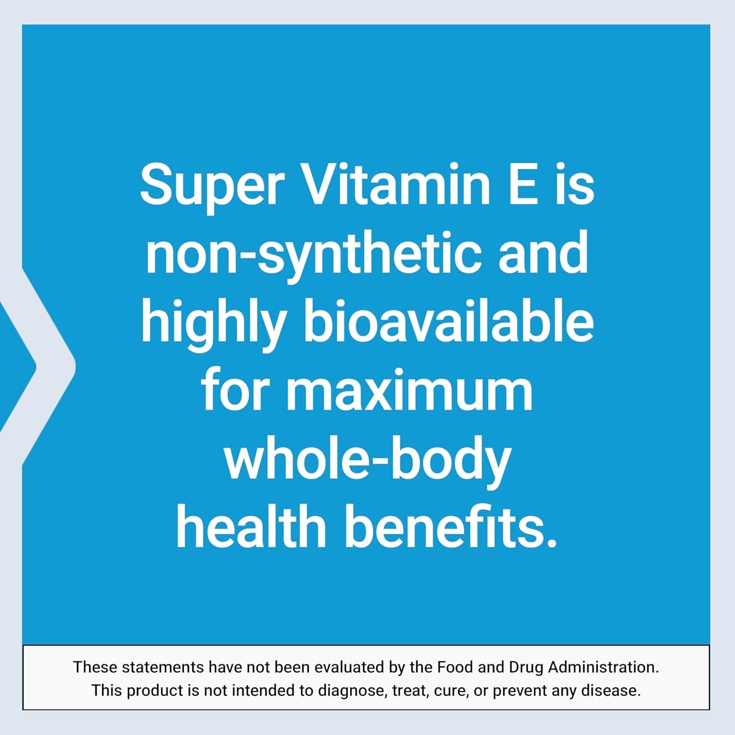 Suplemento de Vitamina E Super Life Extension 268 mg 90 Cápsulas