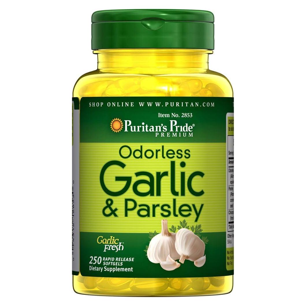 Ajo Sin Olor Puritan's Pride 250 Cápsulas 500 mg Salud Corazón