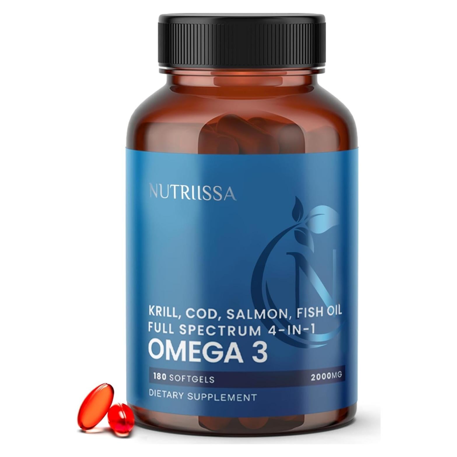 Nutriissa Omega-3 Completo 2000 mg - 180 Gelatinas Blandas