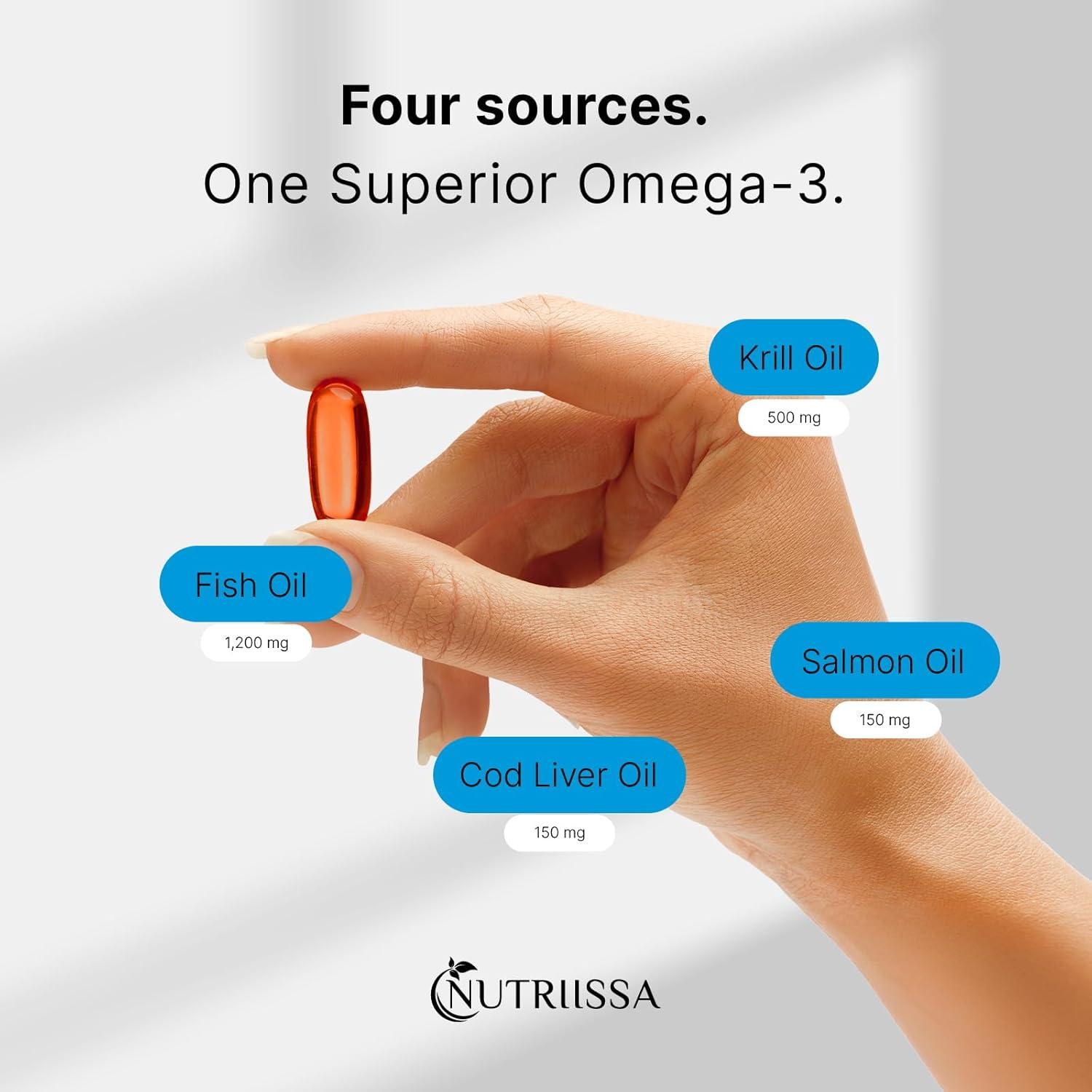 Nutriissa Omega-3 Completo 2000 mg - 180 Gelatinas Blandas