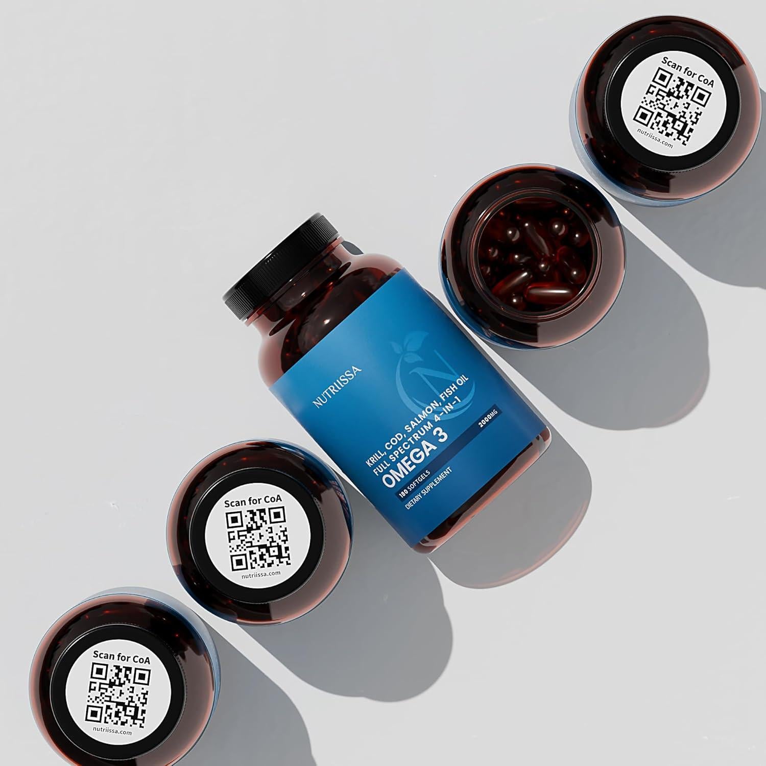 Nutriissa Omega-3 Completo 2000 mg - 180 Gelatinas Blandas