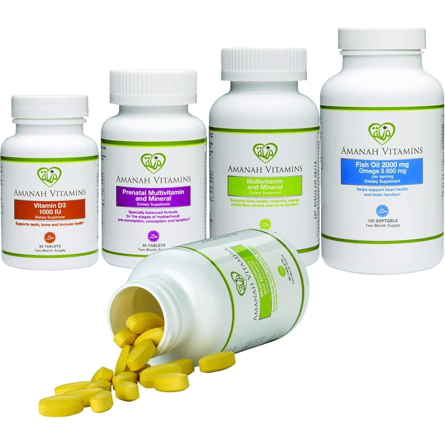 Aceite de Pescado Omega-3 Halal Amanah 2000mg 120 Gelatinas