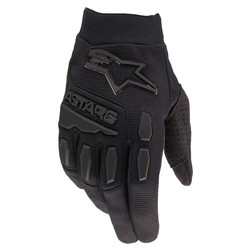 Guantes Alpinestars Full Bore Negro 2X Acolchados y Transpirables