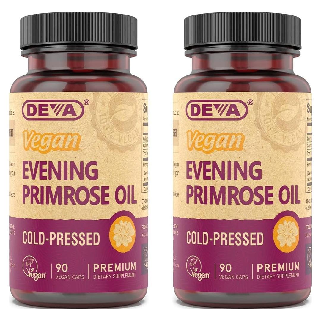 DEVA Vitaminas Veganas Aceite de Onagra 90 Vcap x2 Orgánico