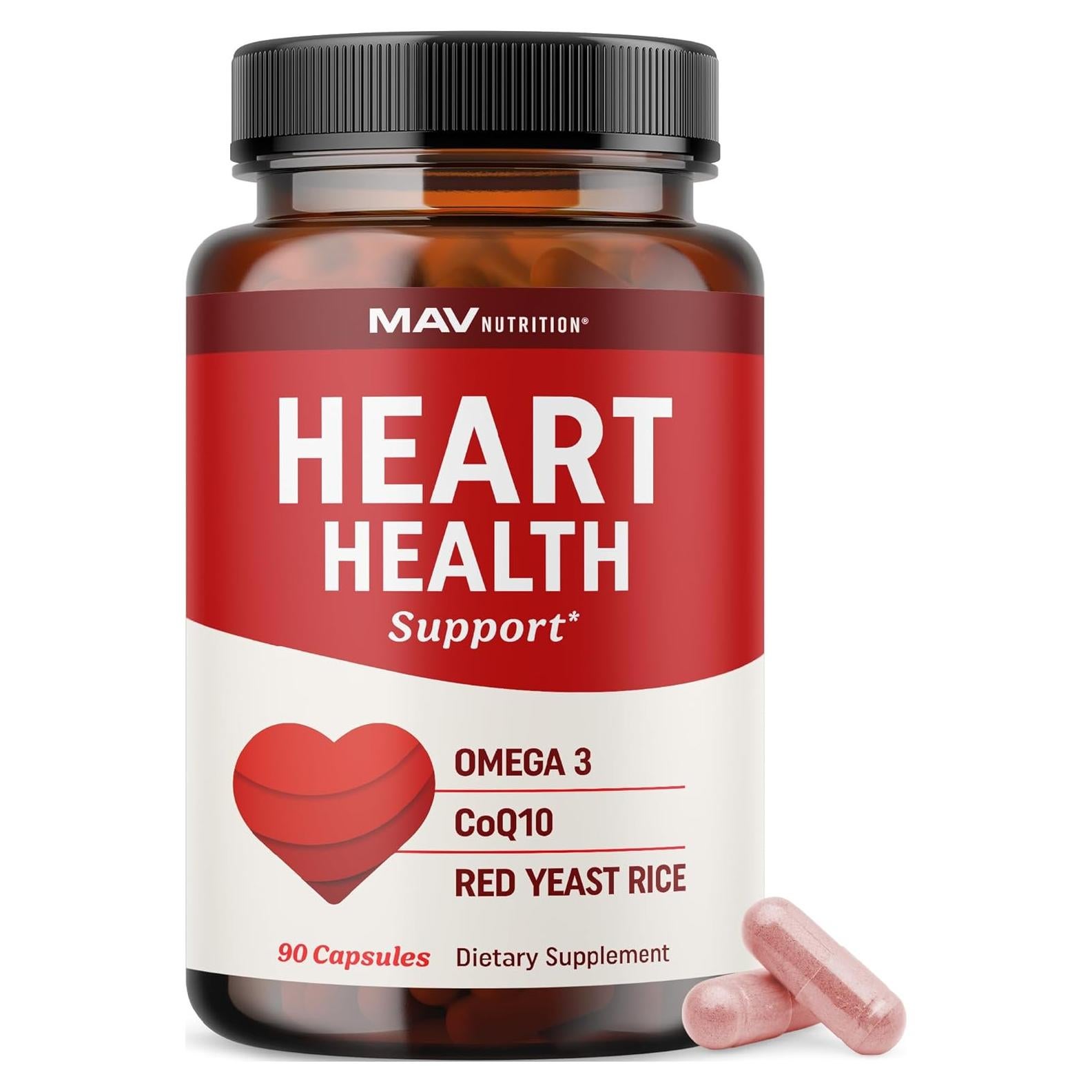 Suplemento de Arroz de Levadura Roja MAV Nutrition 1200mg