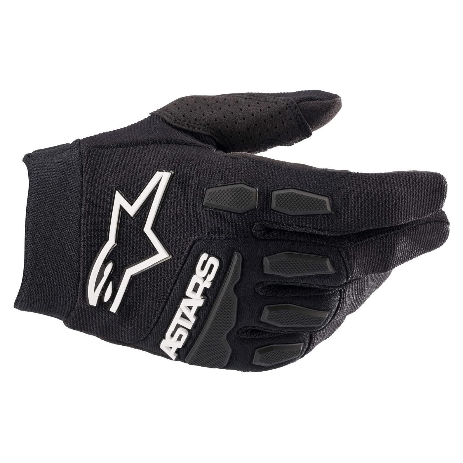 Guantes Alpinestars Youth Full Bore Negro/Blanco XXS