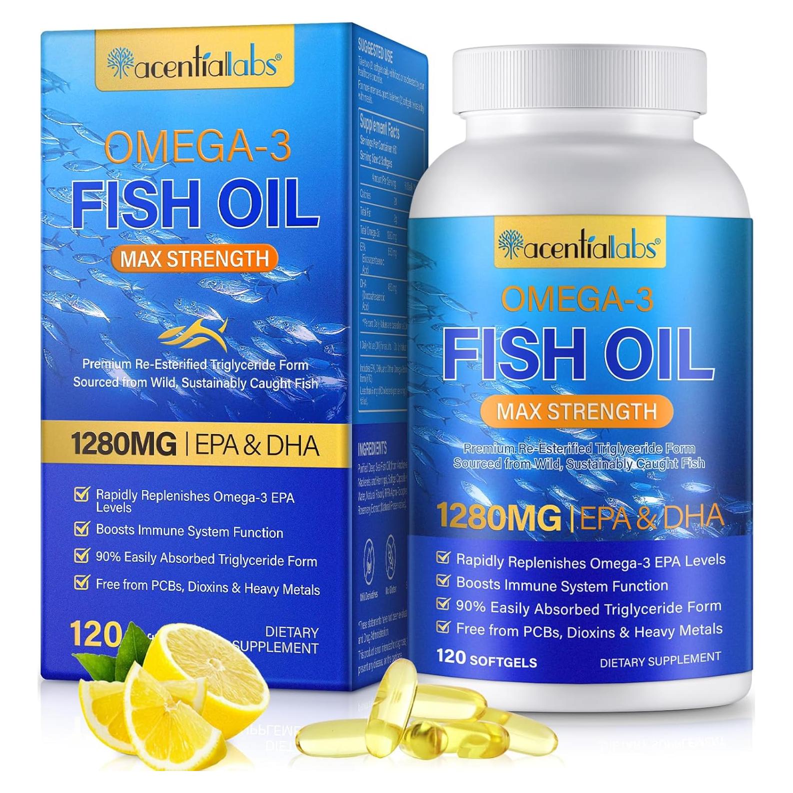 Suplemento Omega 3 Aceite de Pescado Nature Made - 120 Gelatinas