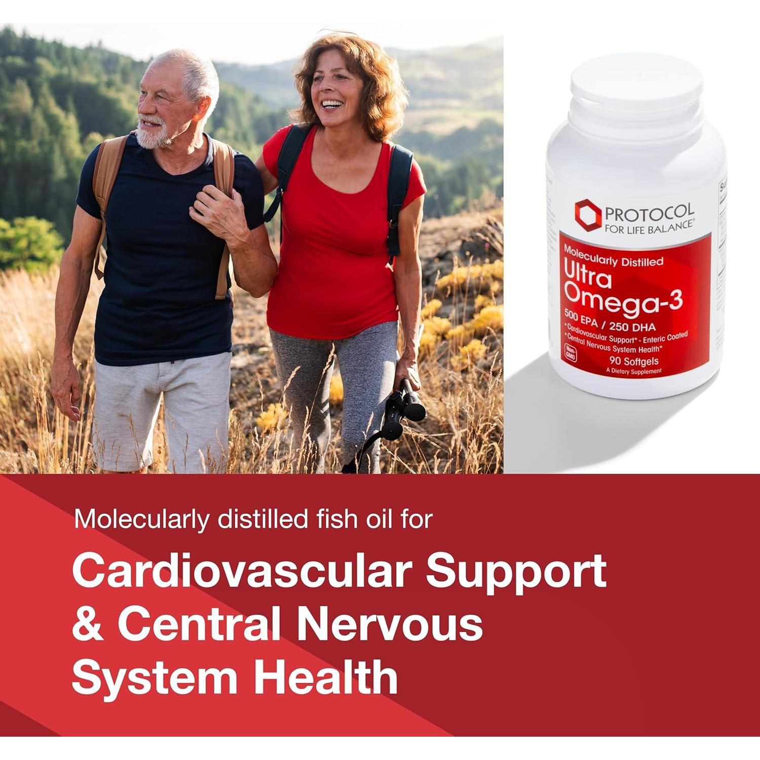 Suplemento Omega-3 Protocolo Vida 90 Gelatinas 500mg EPA 250mg DHA