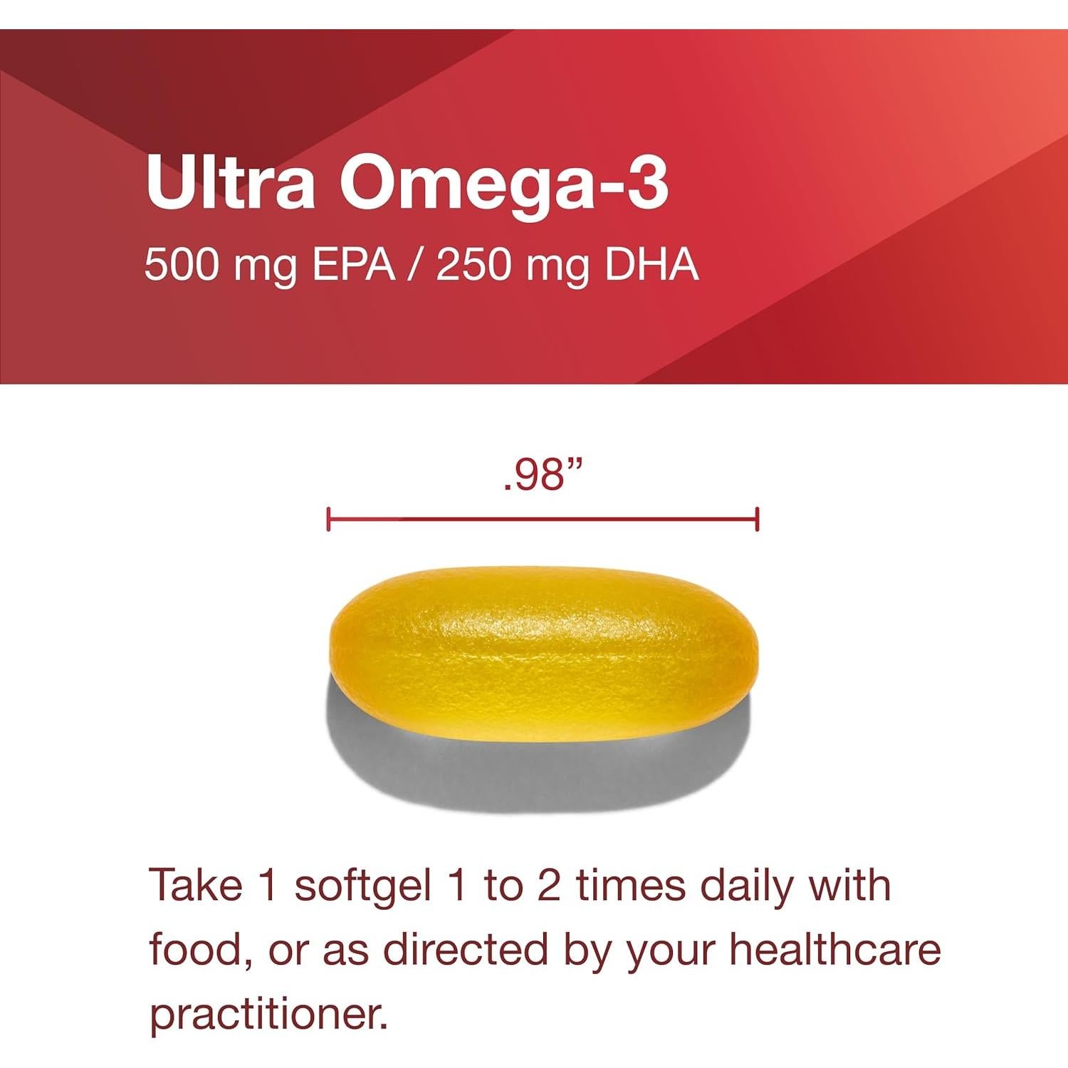 Suplemento Omega-3 Protocolo Vida 90 Gelatinas 500mg EPA 250mg DHA