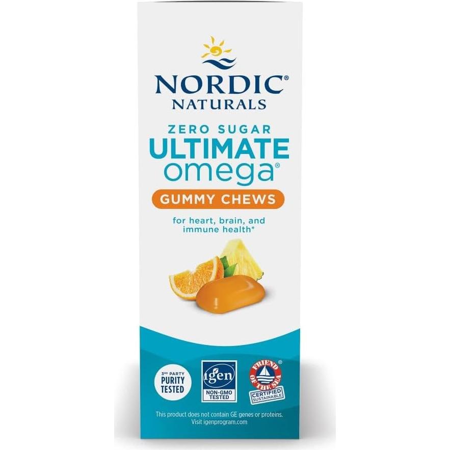 Gominolas Omega 3 Sin Azúcar Nordic Naturals 54 Unidades