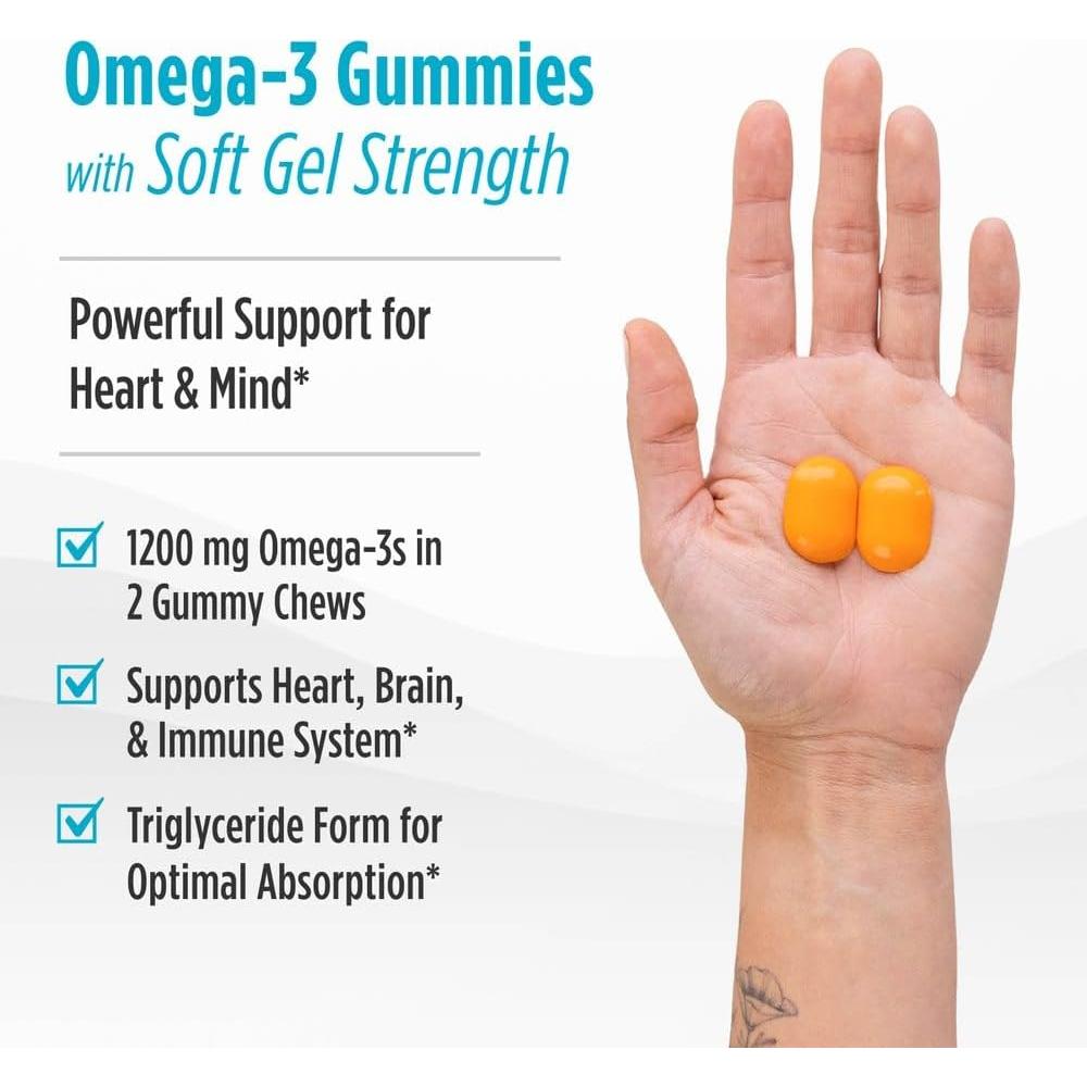 Gominolas Omega 3 Sin Azúcar Nordic Naturals 54 Unidades