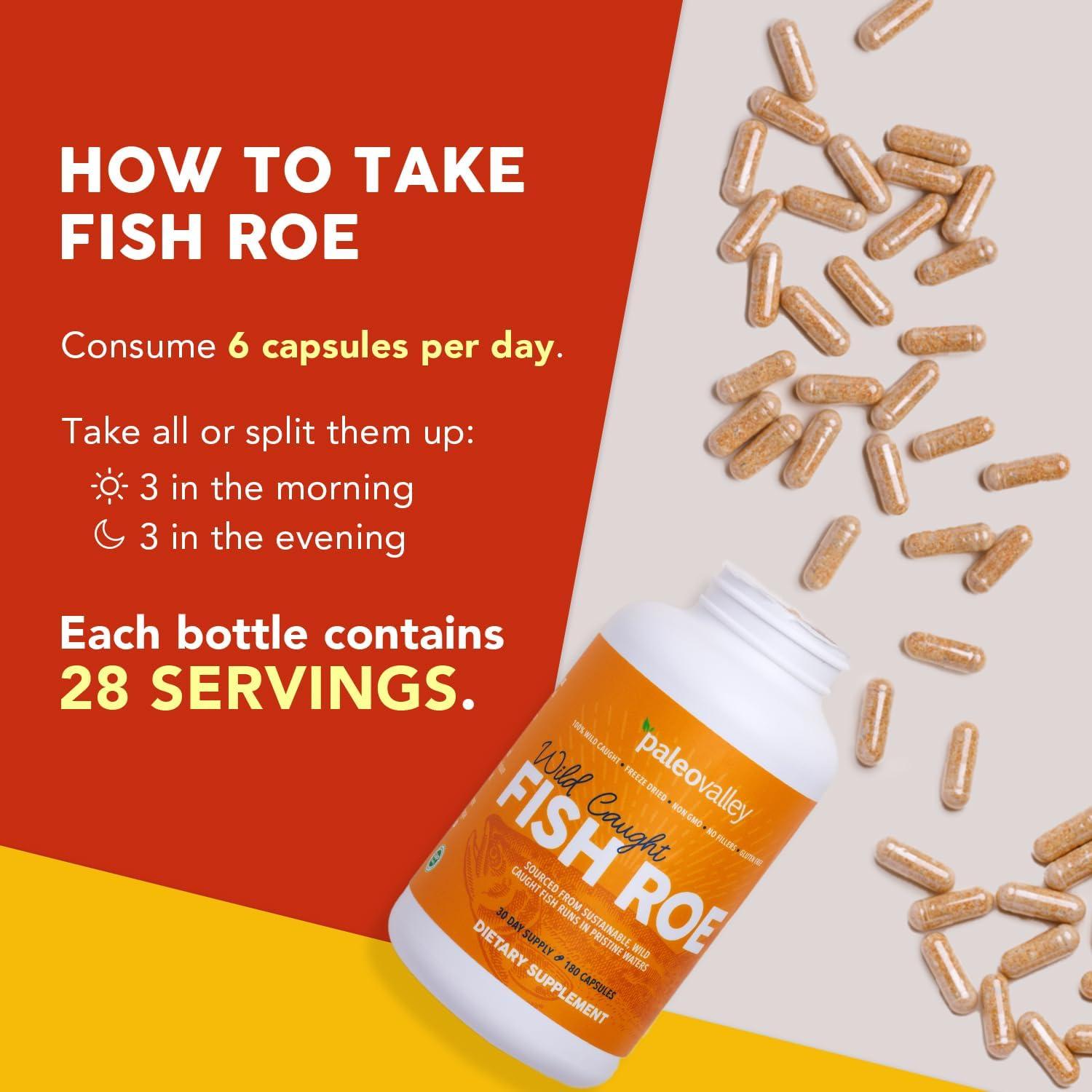 Caviar de Pescado Salvaje Paleovalley 3.69g Omega-3 Natural