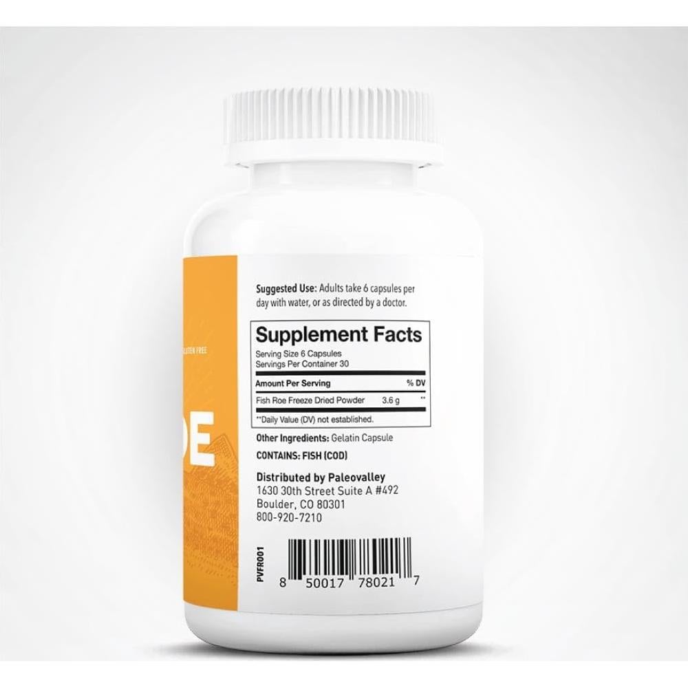 Caviar de Pescado Salvaje Paleovalley 3.69g Omega-3 Natural