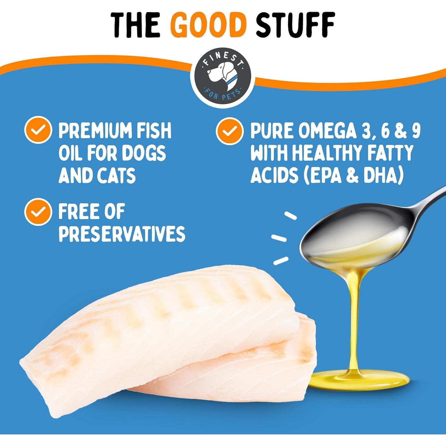 Aceite de Pescado Omega 3 Omegease 473 ml para Perros y Gatos