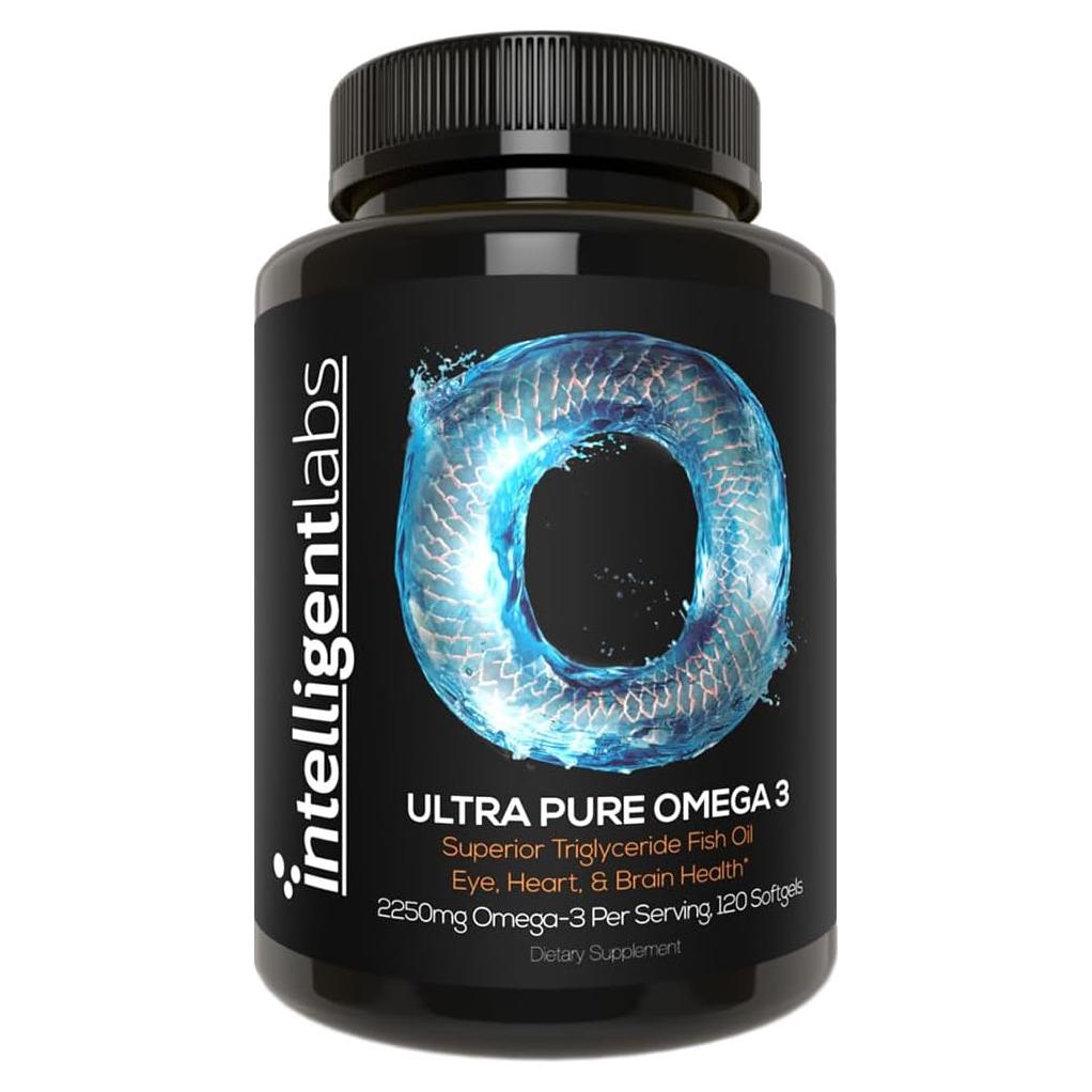 Omega 3 Triglicéridos Intelligent Labs 2250mg 120 Cápsulas