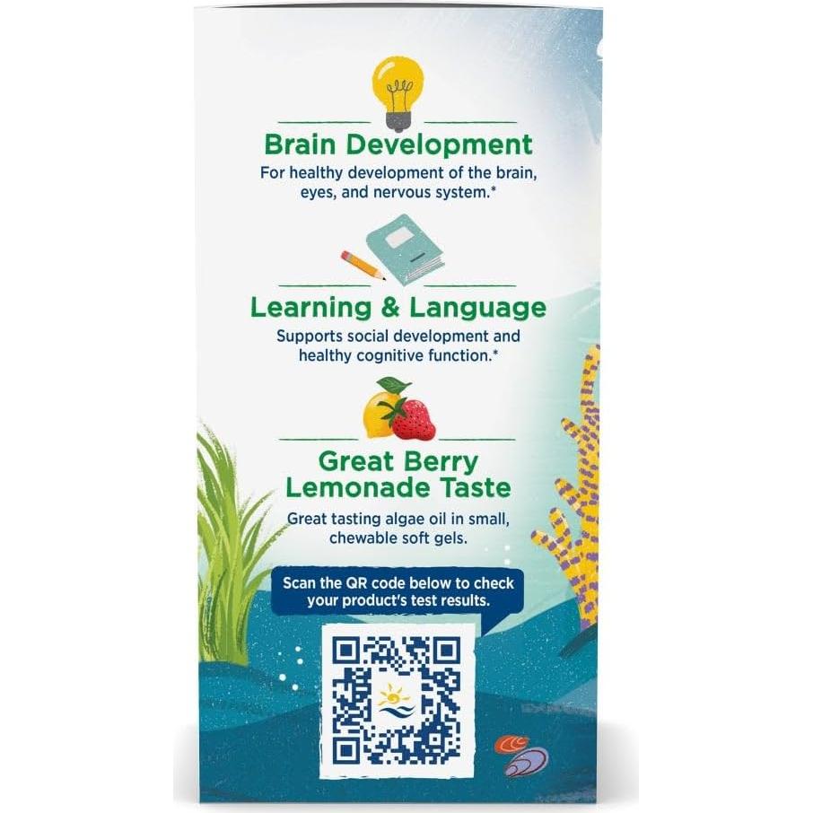 Suplemento Omega-3 DHA Vegetariano Nordic Naturals 120 Gominolas