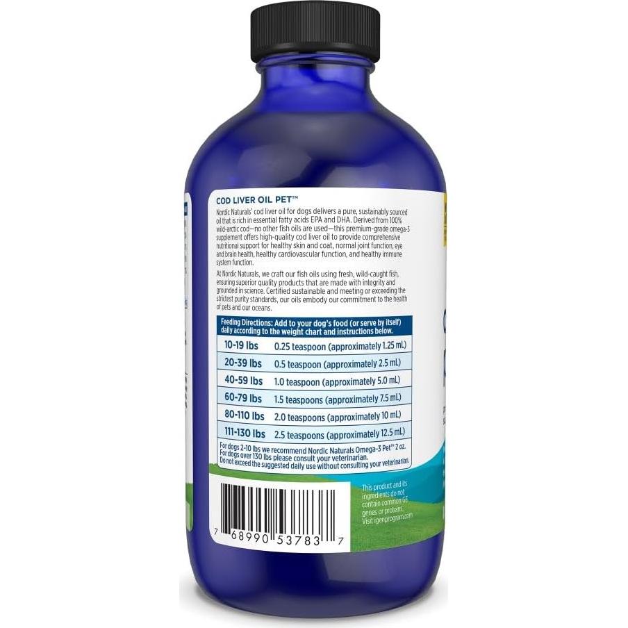 Aceite de Hígado de Bacalao Nordic Naturals 240 ml Omega-3