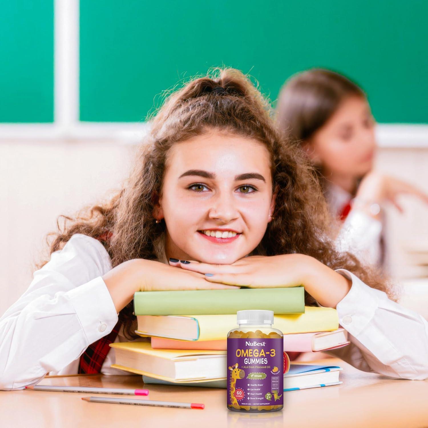 Gomitas Omega 3 NuBest Veganas para Niños 60 Unidades