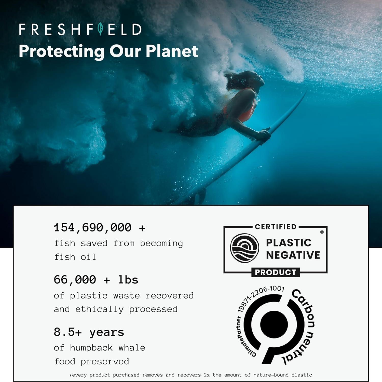 Suplemento Omega 3 DHA Ocean Saving 60 Cápsulas de Algas