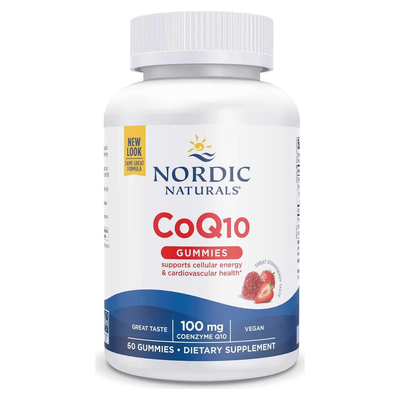 Gomitas de CoQ10 Nordic Naturals Fresa 60 unidades 100 mg