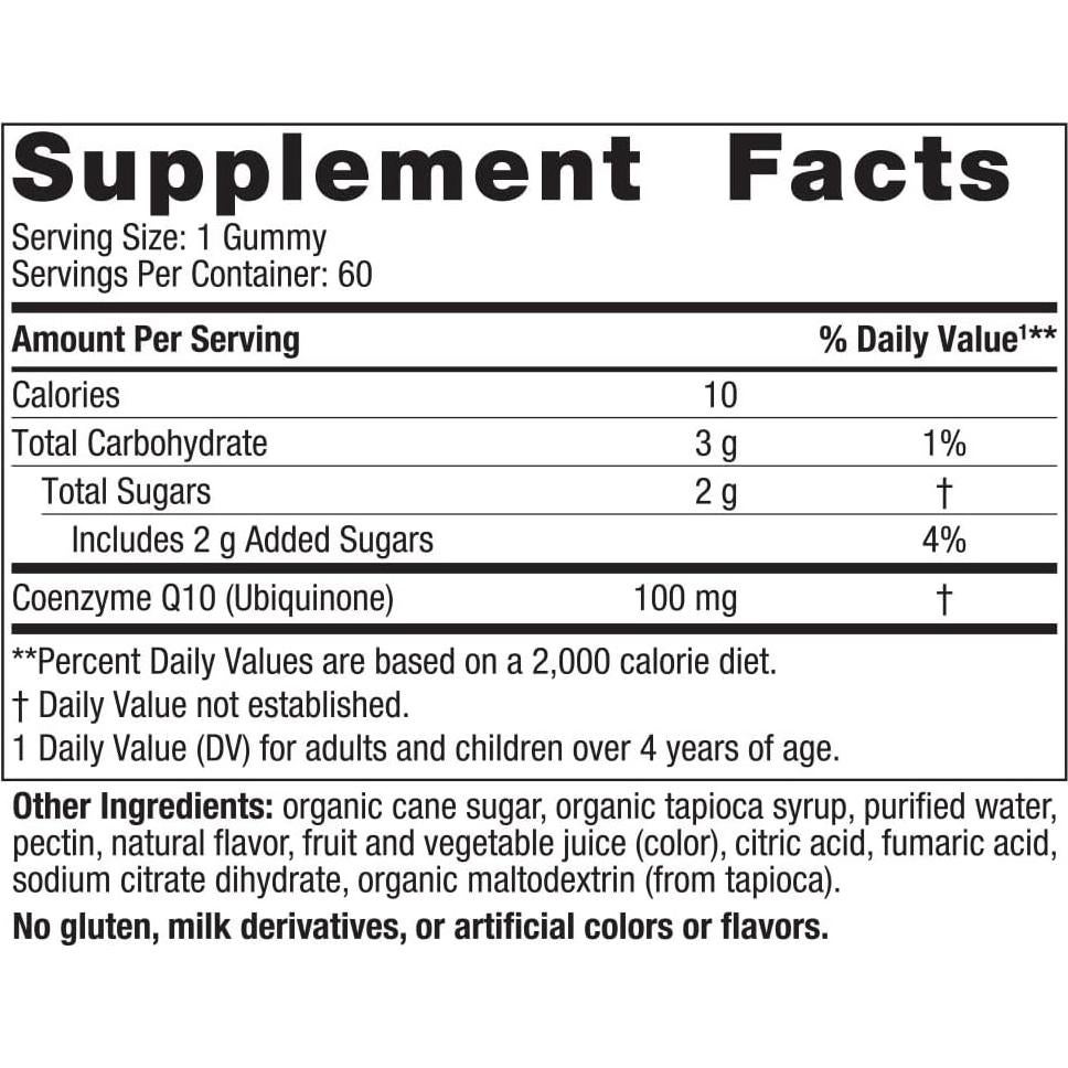 Gomitas de CoQ10 Nordic Naturals Fresa 60 unidades 100 mg
