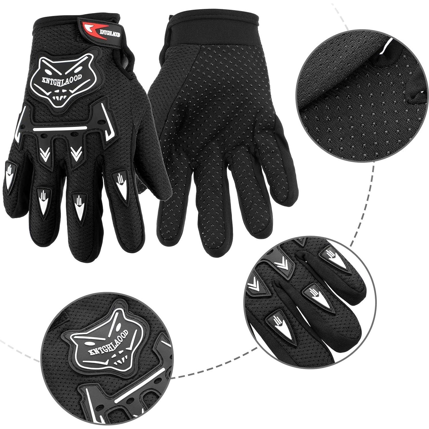 Guantes de Motocicleta Frienda para Niños 18x9 cm Negros