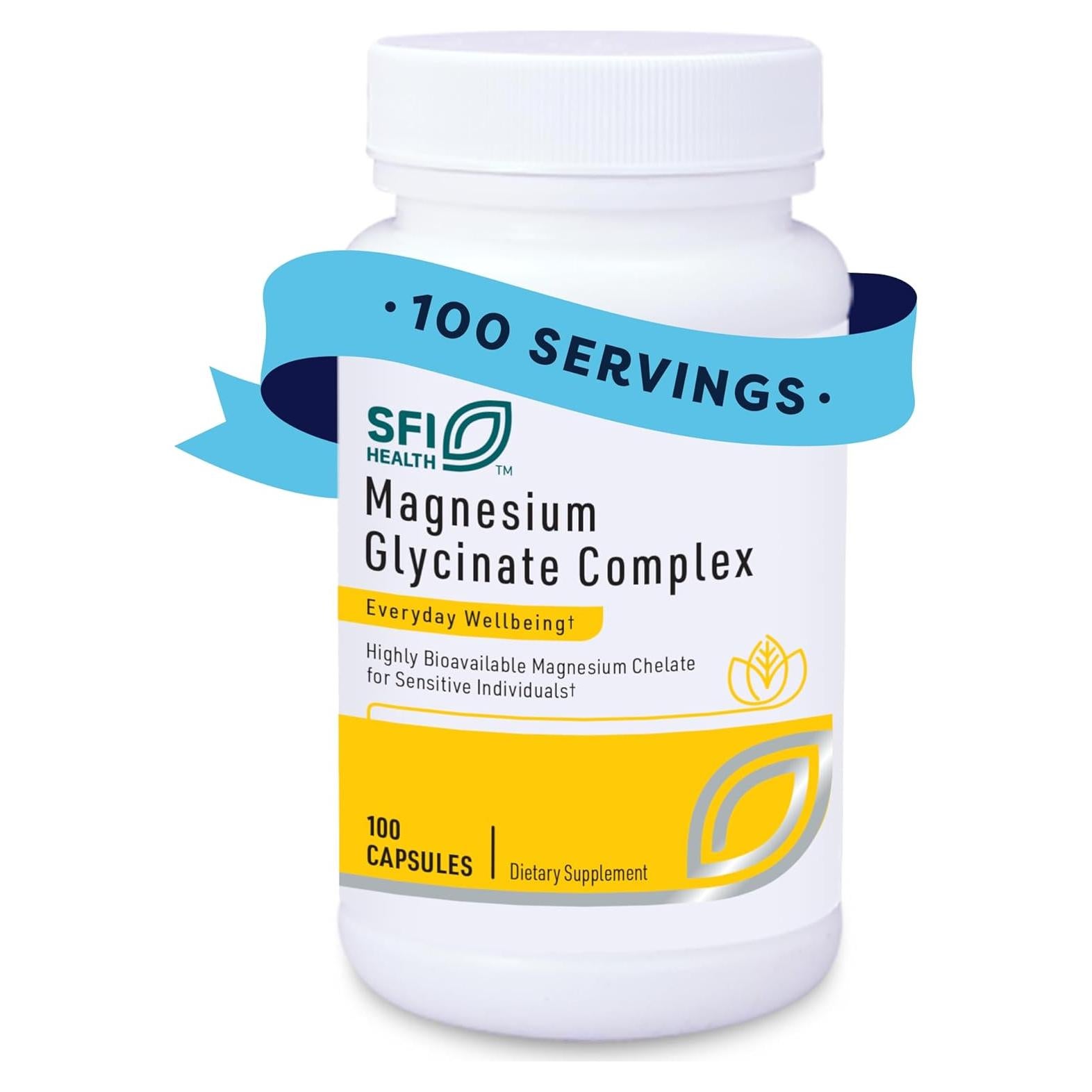 Klaire Labs Glicinato de Magnesio 100 Cápsulas - Absorción Óptima