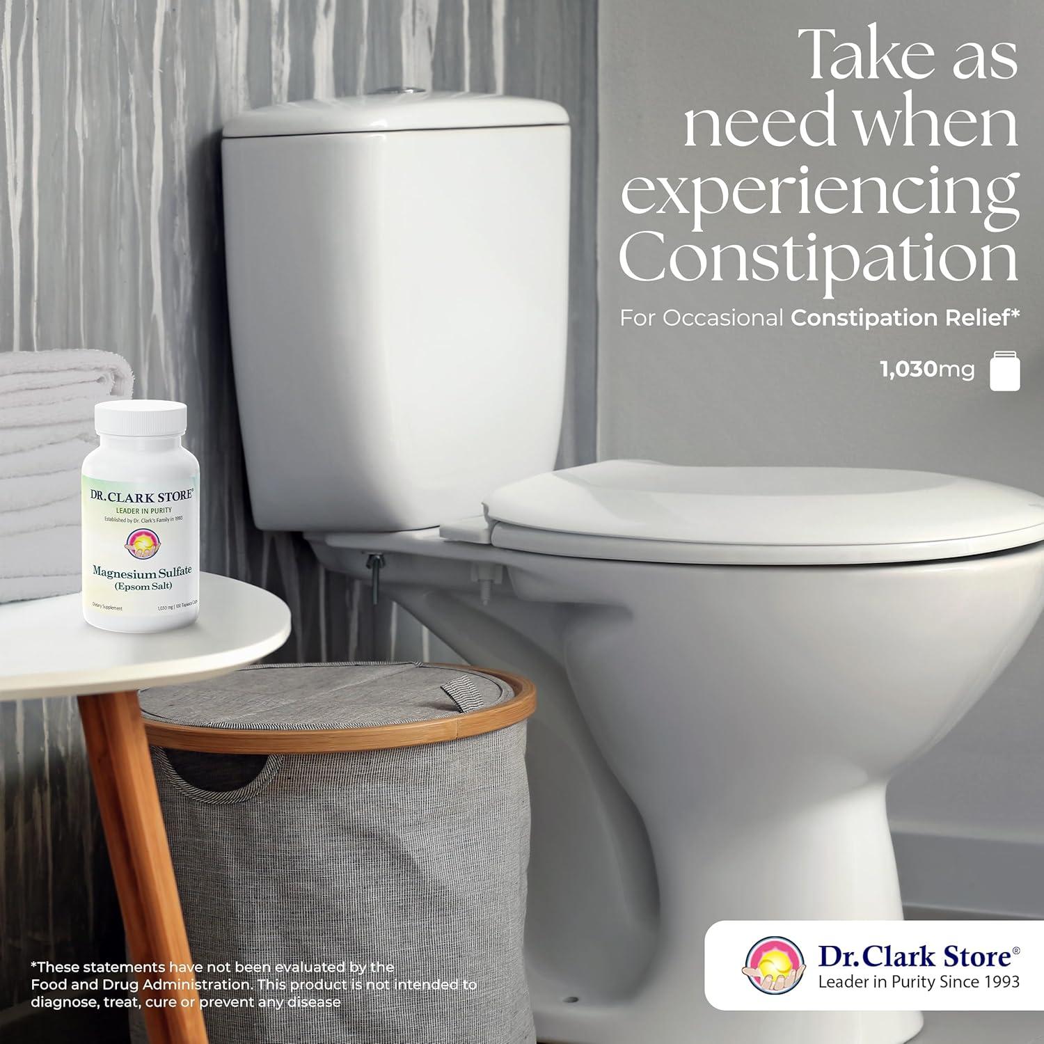 Sulfato de Magnesio USP Dr. Clark 1030 mg - 100 Cápsulas