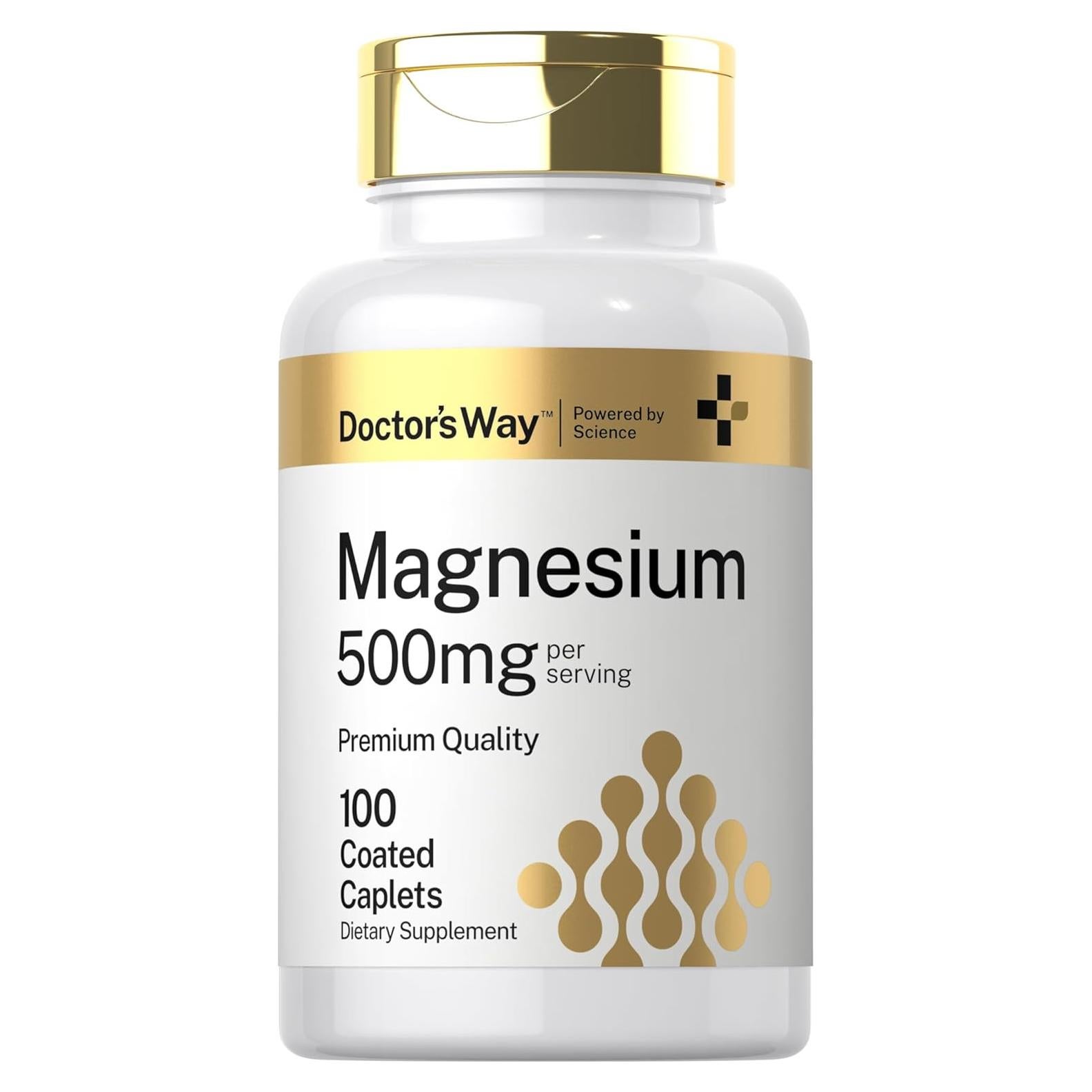 Suplemento de Magnesio Doctor's Way 500mg 100 Tabletas Recubiertas