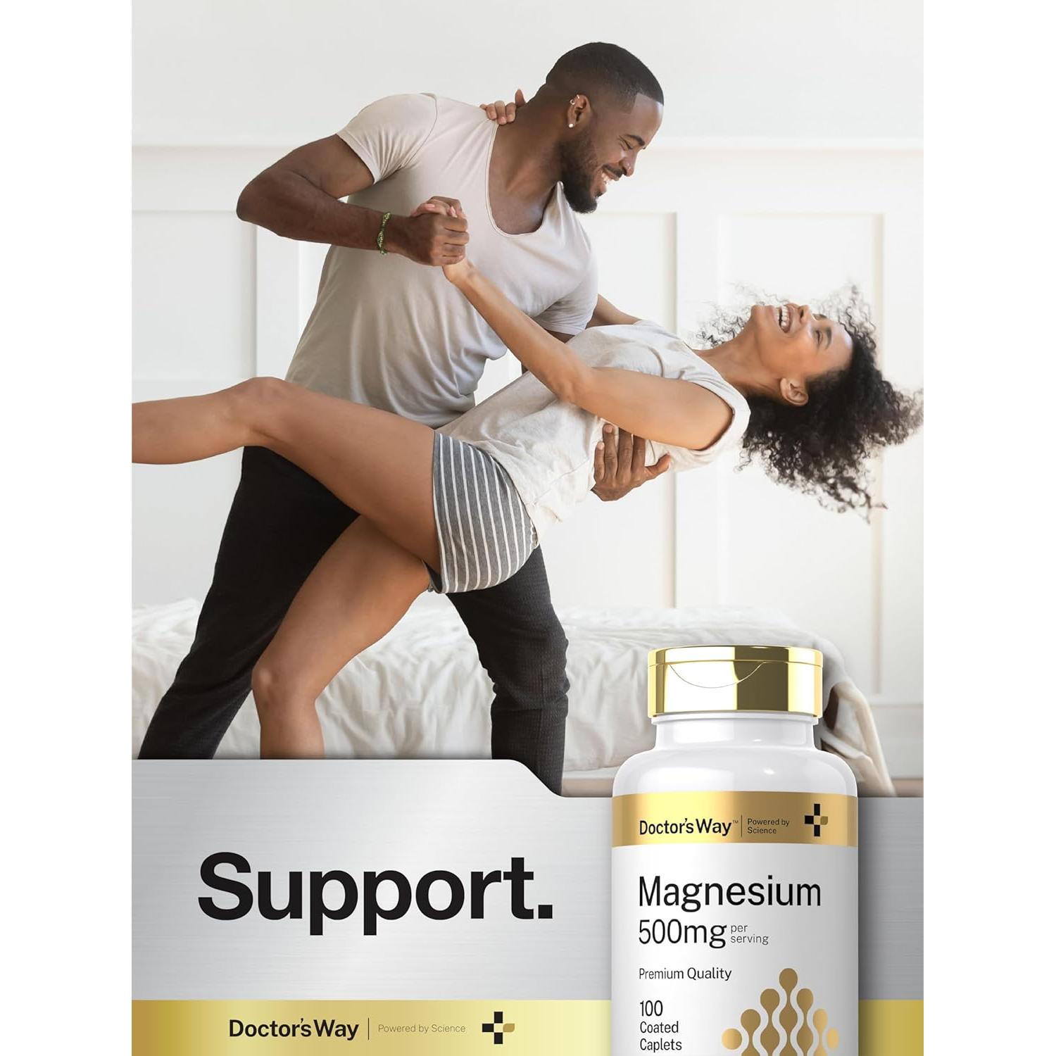 Suplemento de Magnesio Doctor's Way 500mg 100 Tabletas Recubiertas