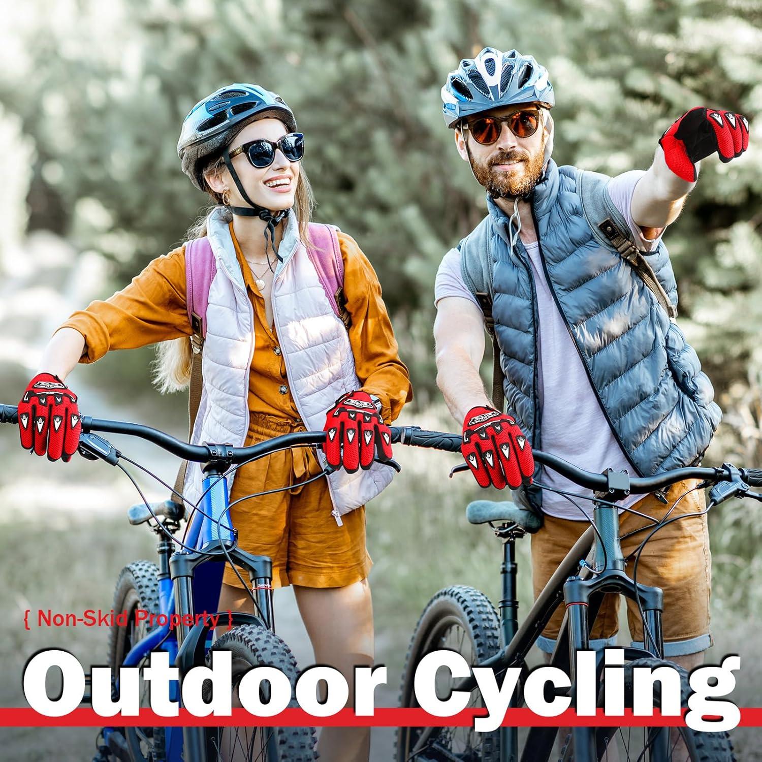 Guantes de Ciclismo Frienda Rojo 23x11.5cm Invierno