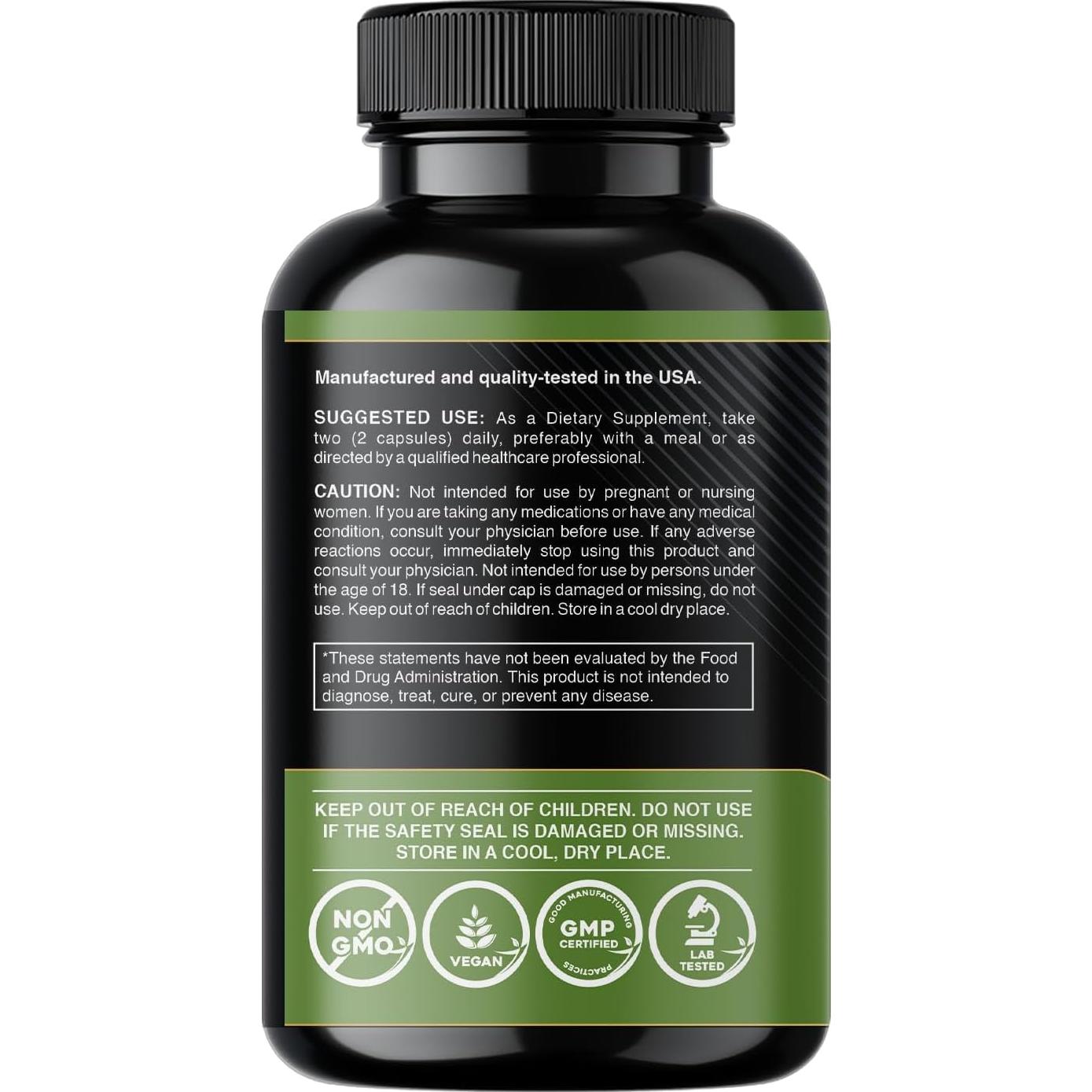 Suplemento de Citrato de Magnesio 800 mg Gade Nutrition - Cápsulas Vegetales