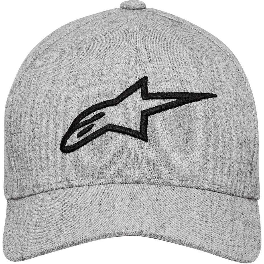 Gorra Flexfit Alpinestars Curva Hombre Negro/Blanco