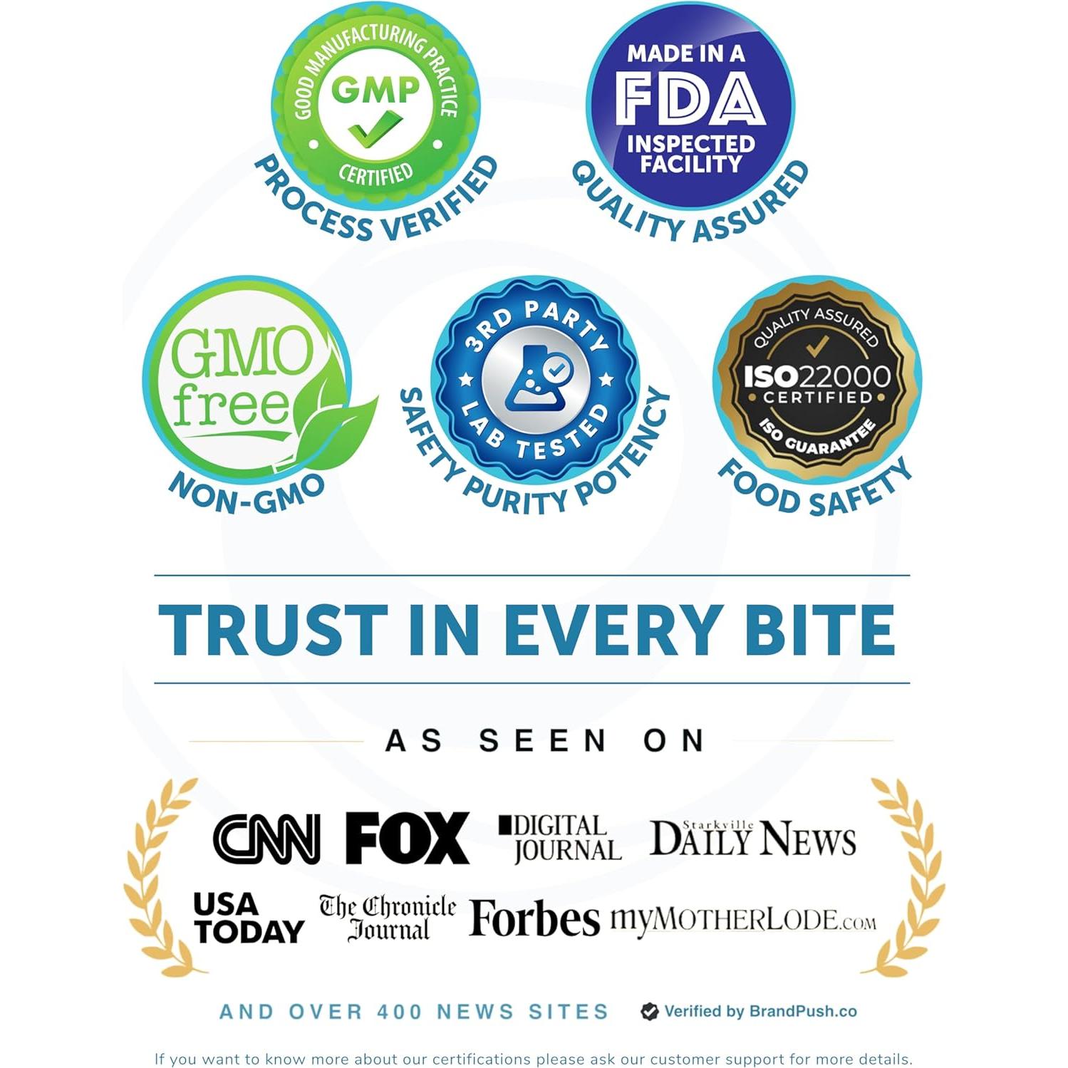 Gomas de Glicinato de Magnesio Lunakai 426mg Veganas 60ct