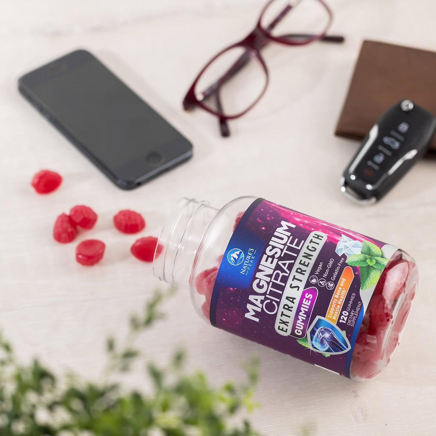 Gominolas de Citrato de Magnesio Nature's Peak 120 Unidades