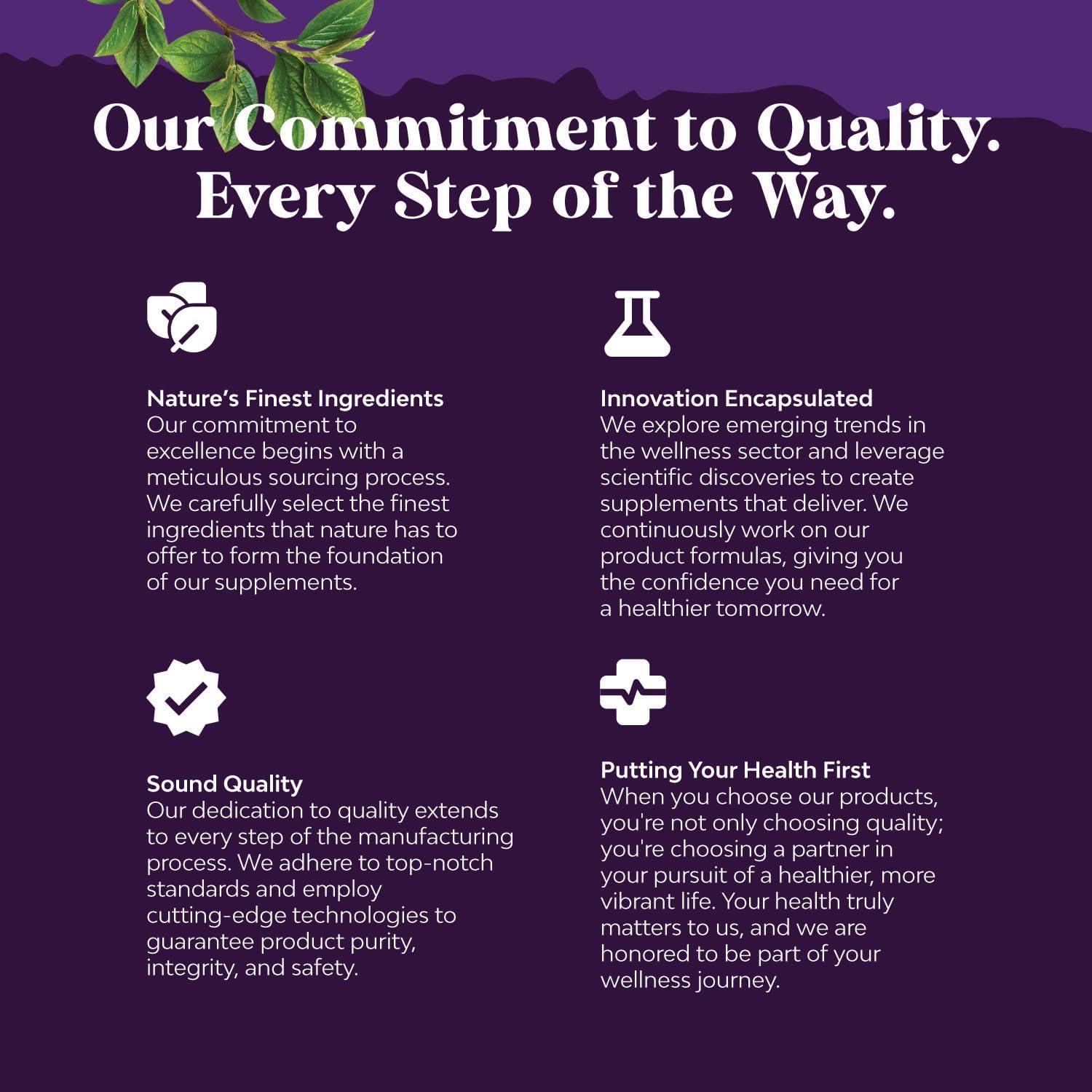 Glicinato de Magnesio 400mg Natures Craft - 120 Cápsulas Veganas