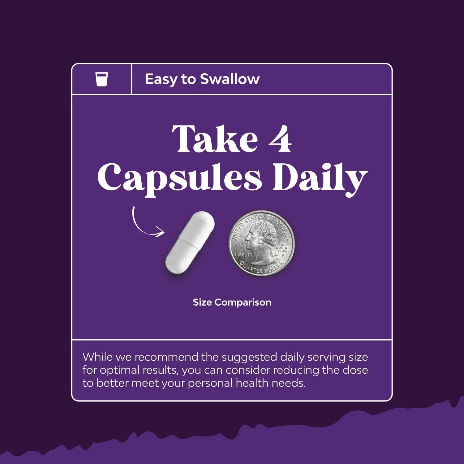 Glicinato de Magnesio 400mg Natures Craft - 120 Cápsulas Veganas