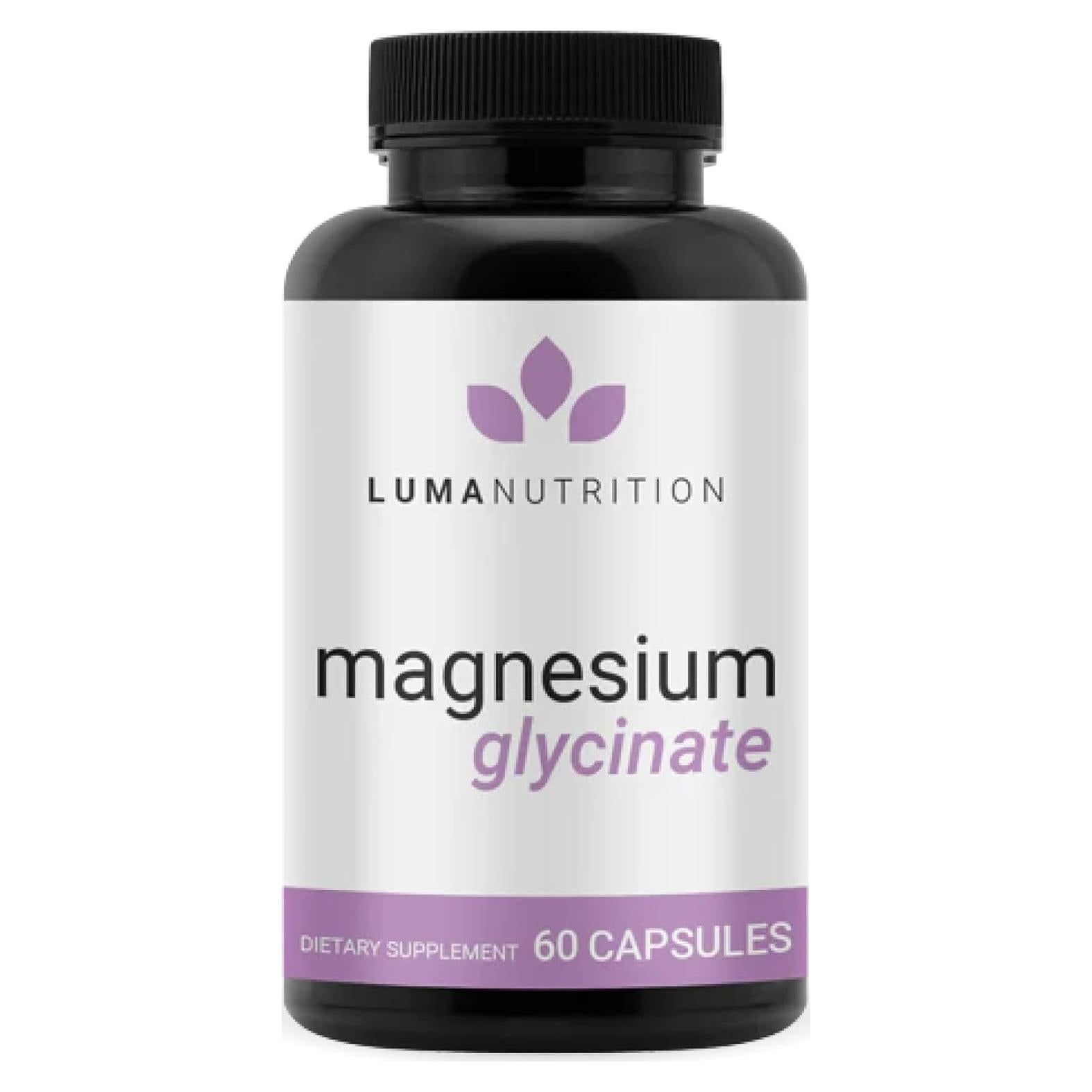 Glicinato de Magnesio Luma Nutrition 1000mg - 60 Cápsulas Veganas